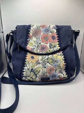 Sakroots Artist Circle Foldover Crossbody